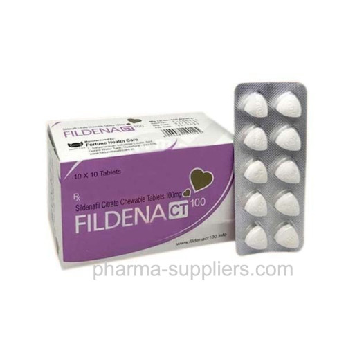 Fildena CT 100 mg (Chewable Tablet)