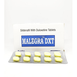 Malegra DXT 130 mg (Sildenafil Citrate + Duloxetine Tablets)