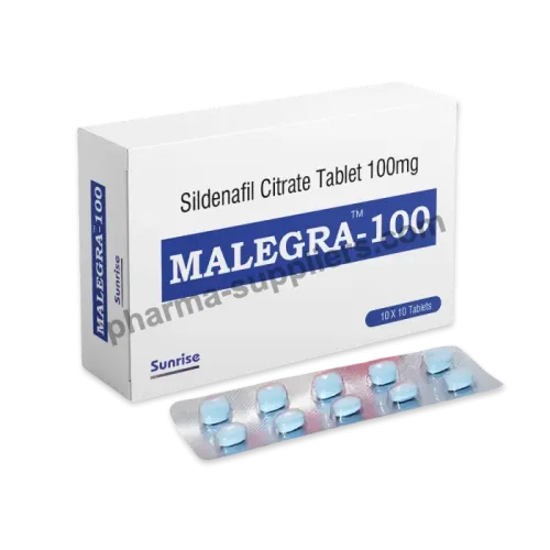 Malegra 100 mg (Sildenafil Citrate Tablets)
