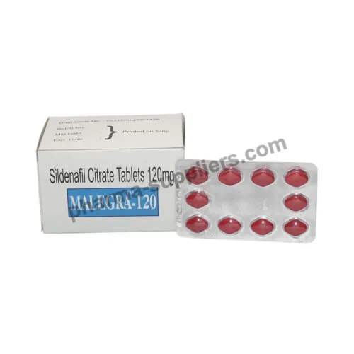 Malegra 120 mg (Sildenafil Citrate Tablets)