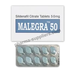 Malegra 50 mg (Sildenafil Citrate Tablets)