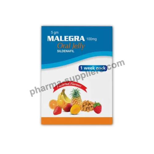 Malegra Oral Jelly 100 mg (Sildenafil Citrate Jelly Sachet)
