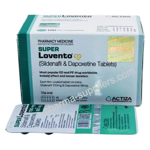 Super Lovento 160 mg (Sildenafil/Dapoxetine)