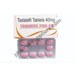 Tadarise pro 40 (Tadalafil 40 mg Tablets)