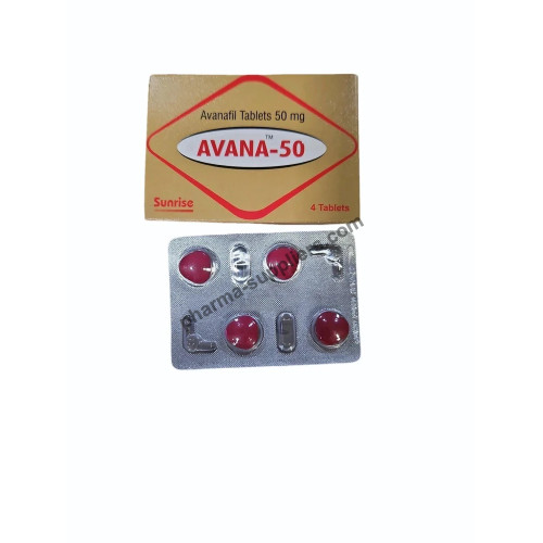 AVANA-50MG (Avanafil 50 mg Tablets)