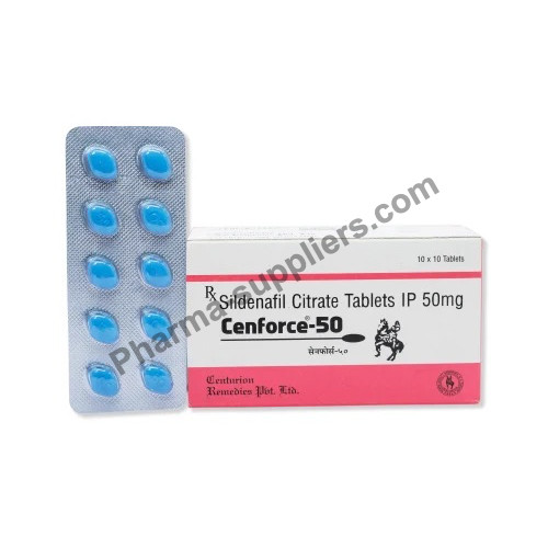 Cenforce 50 mg (Sildenafil Citrate Tablets)