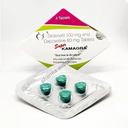 Super Kamagra (Sildenafil Citrate + Dapoxetine Tablets)