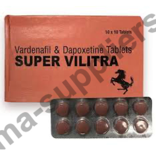 Super Vilitra (Vardenafil + Dapoxetine Tablets)